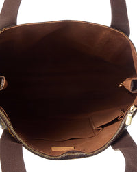 Pre-Owned Louis Vuitton Brown Monogram Coated Canvas Cabas Beaubourg (Authentic Pre-