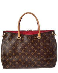 Louis Vuitton Louis Vuitton Brown Monogram Coated Canvas Pallas Mm (Authentic Pre-Loved)