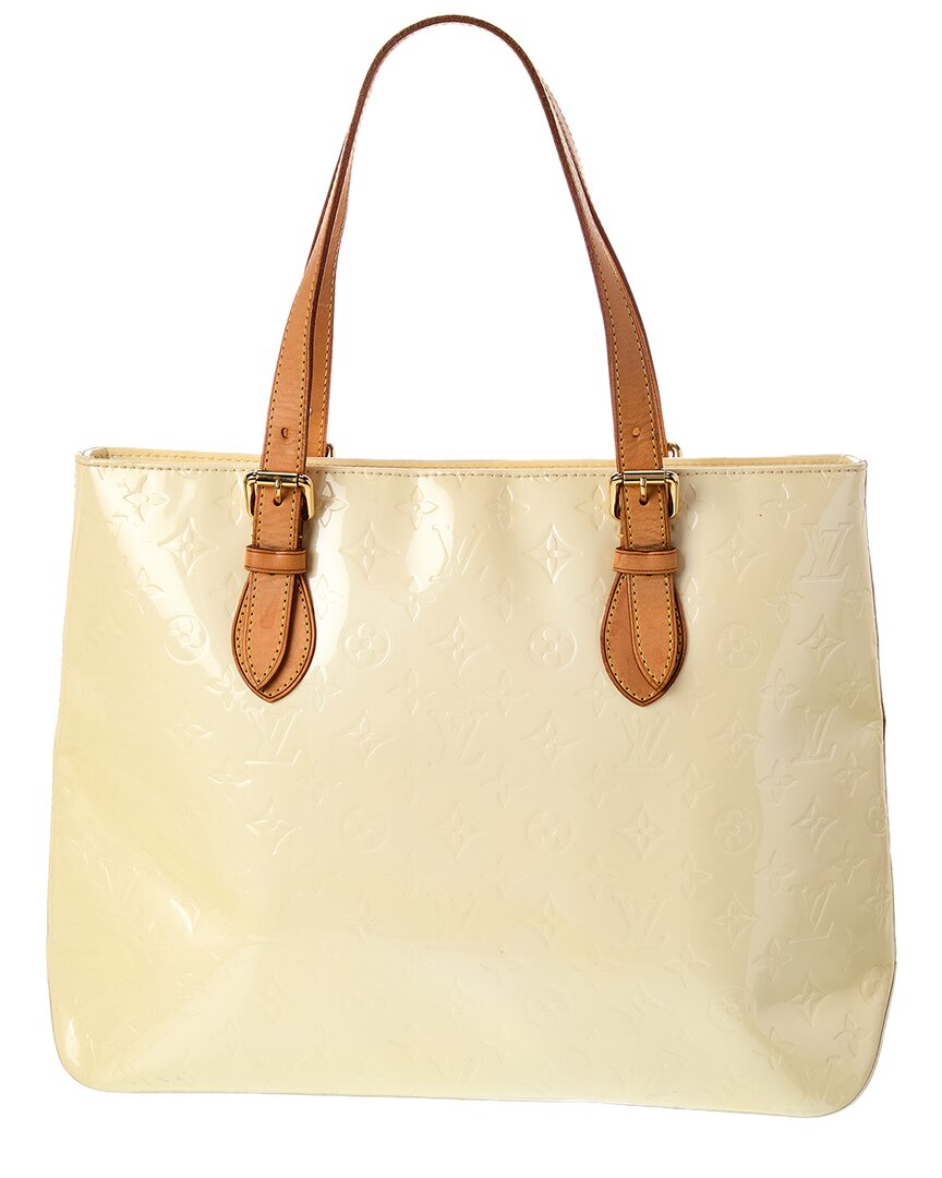 Louis Vuitton Louis Vuitton White Calf Patent Leather Brentwood (Authentic Pre-Loved)