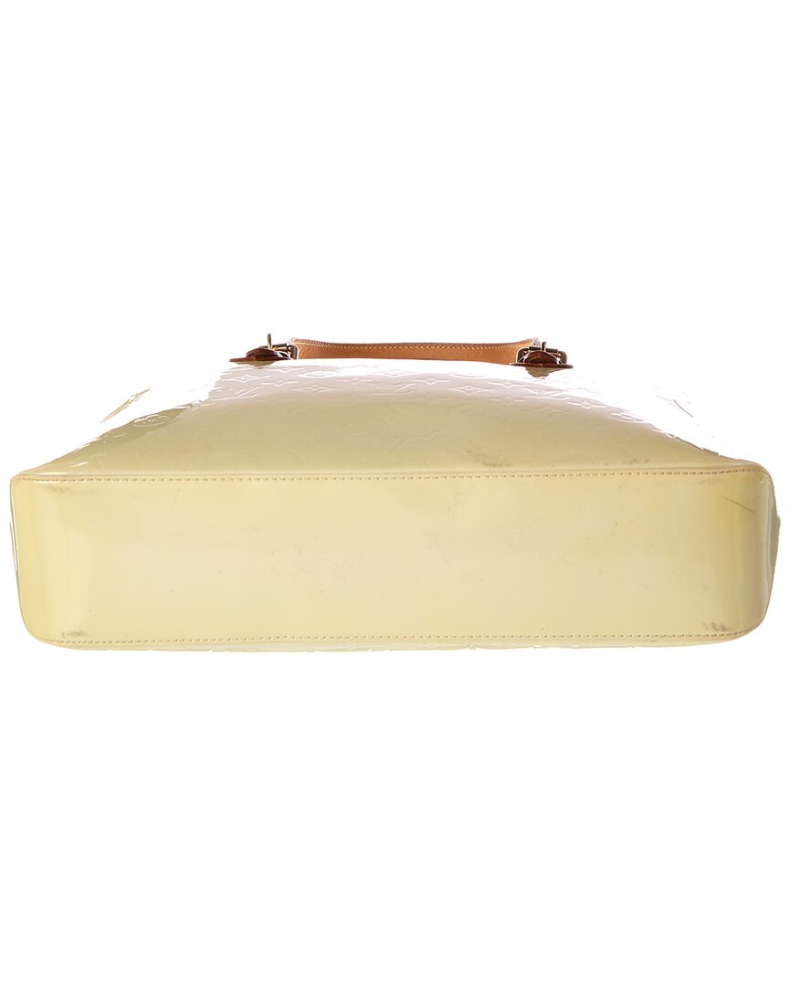 Louis Vuitton Louis Vuitton White Calf Patent Leather Brentwood (Authentic Pre-Loved)
