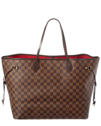 Louis Vuitton Louis Vuitton Brown Damier Ebene Canvas Neverfull Gm (Authentic Pre-Loved)