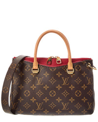Louis Vuitton Louis Vuitton Brown Coated Canvas Pallas Bb (Authentic Pre-Loved)