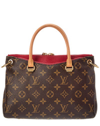 Louis Vuitton Louis Vuitton Brown Coated Canvas Pallas Bb (Authentic Pre-Loved)
