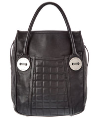 Chanel Chanel Black Quilted Caviar Leather Chocolate Bar Tote (Authentic Pre-Loved)