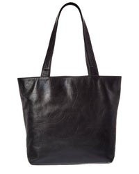 Chanel Chanel Black Lambskin Leather Coco Mark Logo Embossed Tote (Authentic Pre-Loved)