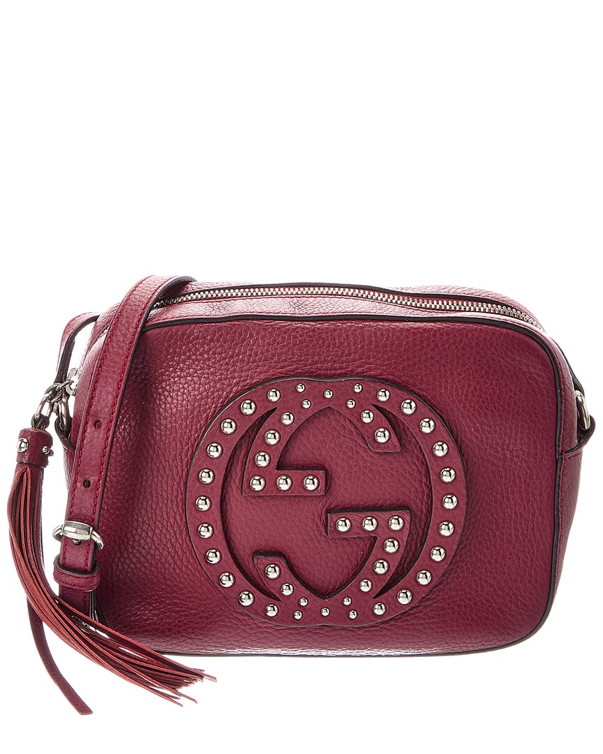 Gucci Gucci Red Pebbled Calf Leather Soho Disco (Authentic Pre-Loved)