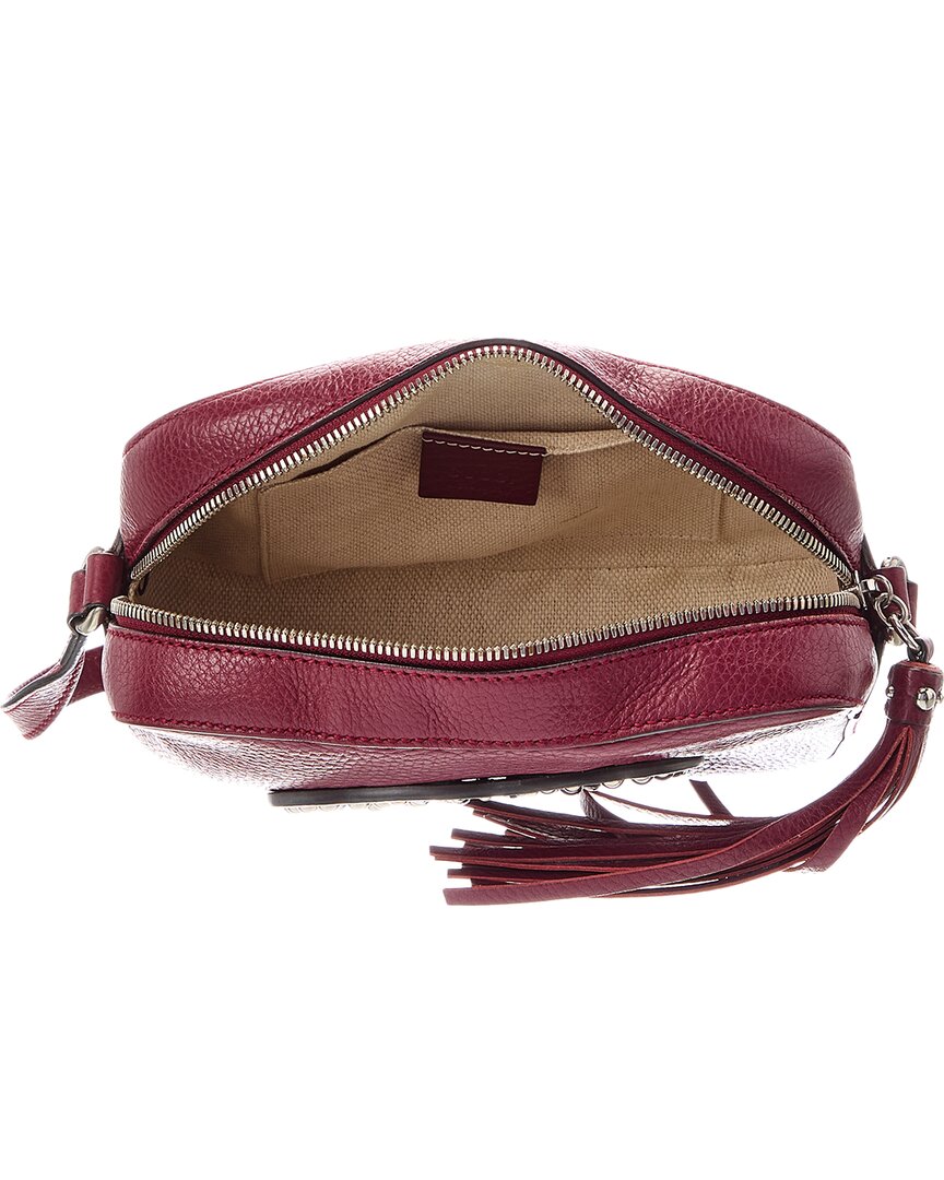 Gucci Gucci Red Pebbled Calf Leather Soho Disco (Authentic Pre-Loved)