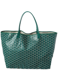 Goyard Goyard Green Goyardine Coated Canvas Saint Louis Gm (Authentic Pre-Loved)