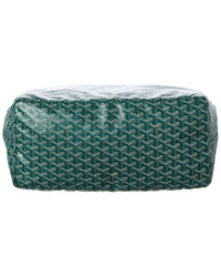 Goyard Goyard Green Goyardine Coated Canvas Saint Louis Gm (Authentic Pre-Loved)