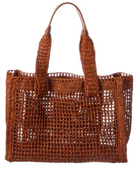 Chloé Summer Banana Raffia Tote