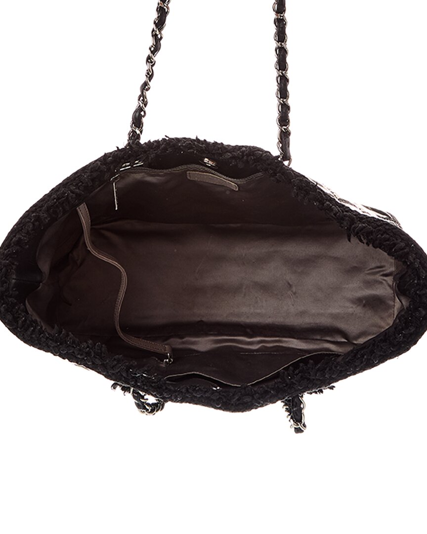 Chanel Chanel Black Patent Leather Cc Tote (Authentic Pre-Loved)