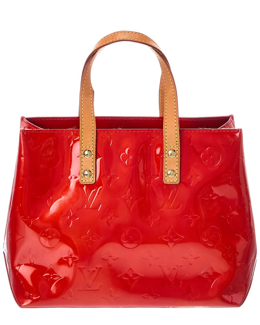 Louis Vuitton Louis Vuitton Red Vernis Leather Reade Pm (Authentic Pre-Loved)