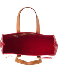 Louis Vuitton Louis Vuitton Red Vernis Leather Reade Pm (Authentic Pre-Loved)