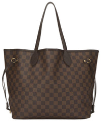 Louis Vuitton Louis Vuitton Brown Damier Ebene Canvas Neverfull Mm (Authentic Pre-Loved)