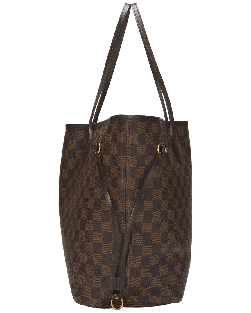 Louis Vuitton Louis Vuitton Brown Damier Ebene Canvas Neverfull Mm (Authentic Pre-Loved)