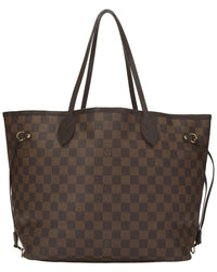 Louis Vuitton Louis Vuitton Brown Damier Ebene Canvas Neverfull Mm (Authentic Pre-Loved)