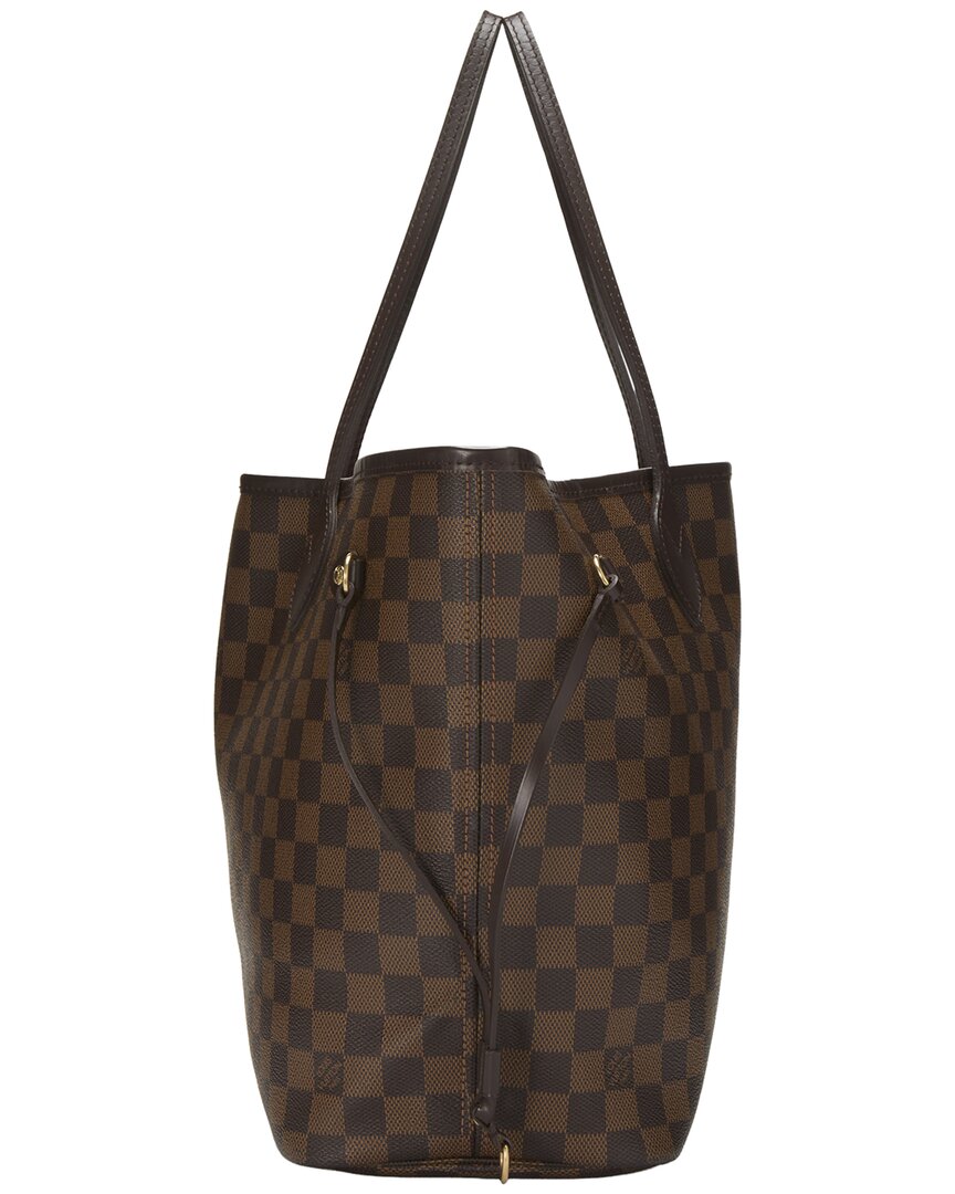 Louis Vuitton Louis Vuitton Brown Damier Ebene Canvas Neverfull Mm (Authentic Pre-Loved)
