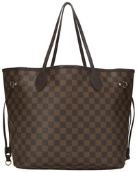 Louis Vuitton Louis Vuitton Brown Damier Ebene Canvas Neverfull Mm (Authentic Pre-Loved)