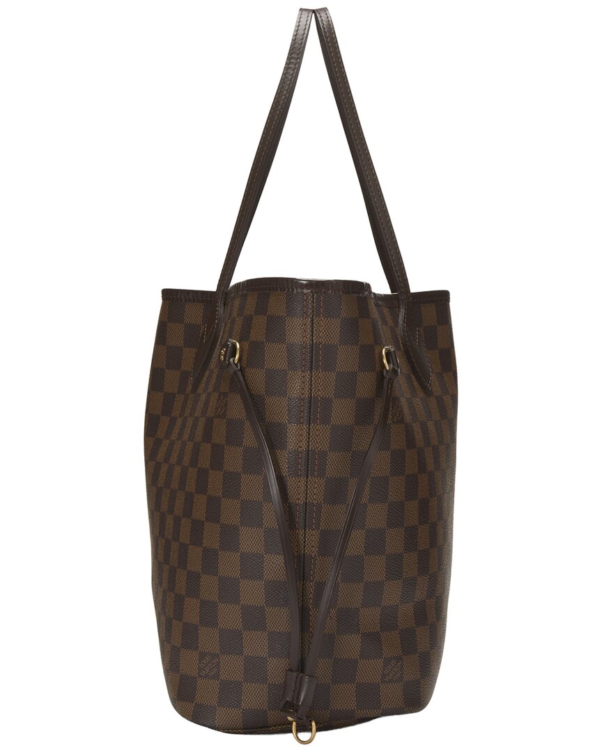 Louis Vuitton Louis Vuitton Brown Damier Ebene Canvas Neverfull Mm (Authentic Pre-Loved)