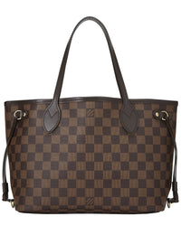 Louis Vuitton Louis Vuitton Brown Damier Ebene Canvas Neverfull Pm (Authentic Pre-Loved)