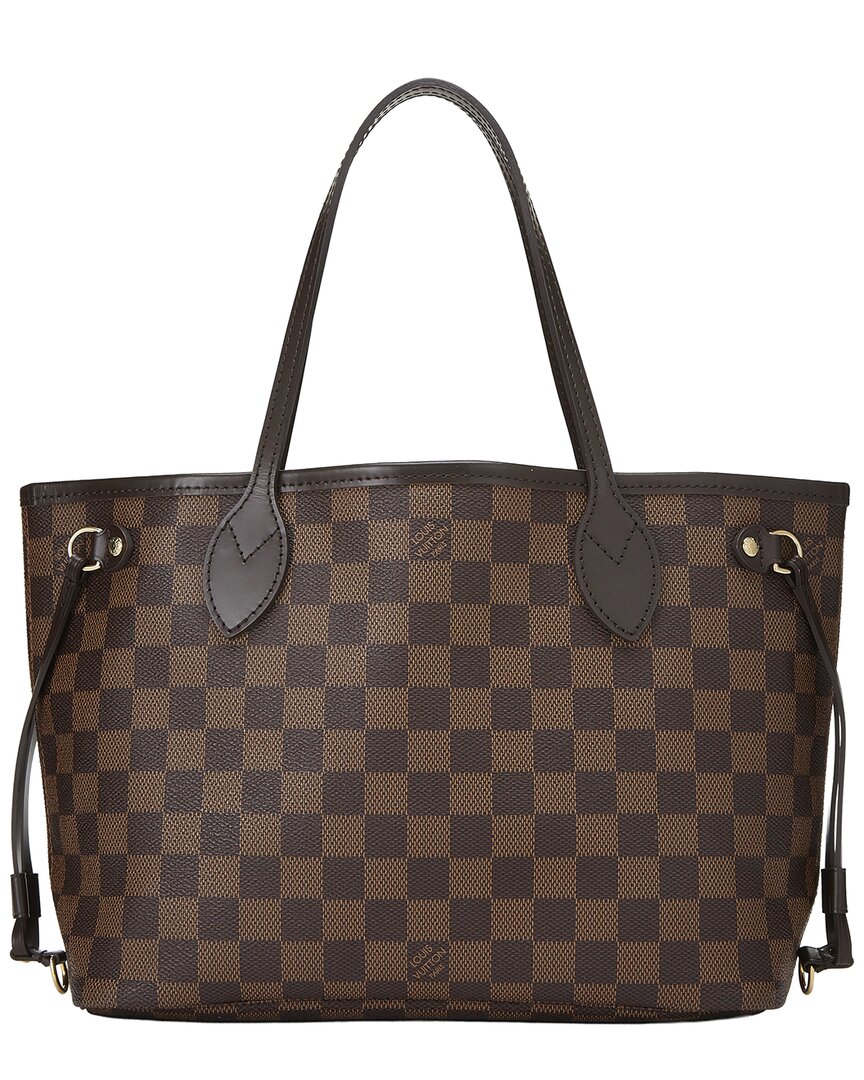 Louis Vuitton Louis Vuitton Brown Damier Ebene Canvas Neverfull Pm (Authentic Pre-Loved)