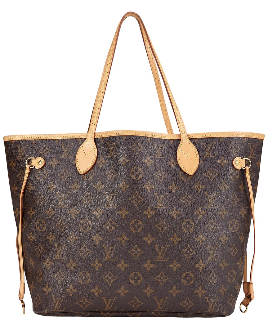 Louis Vuitton Louis Vuitton Brown Monogram Canvas Neverfull Mm (Authentic Pre-Loved)
