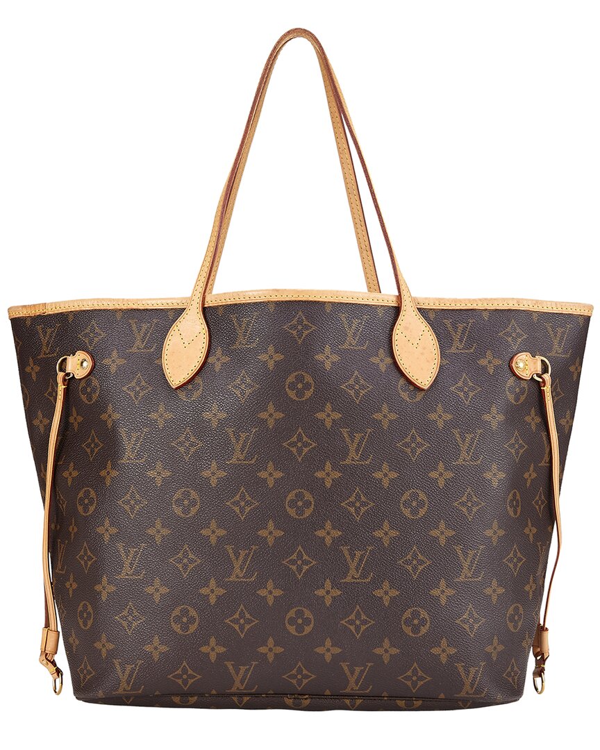 Louis Vuitton Louis Vuitton Brown Monogram Canvas Neverfull Mm (Authentic Pre-Loved)