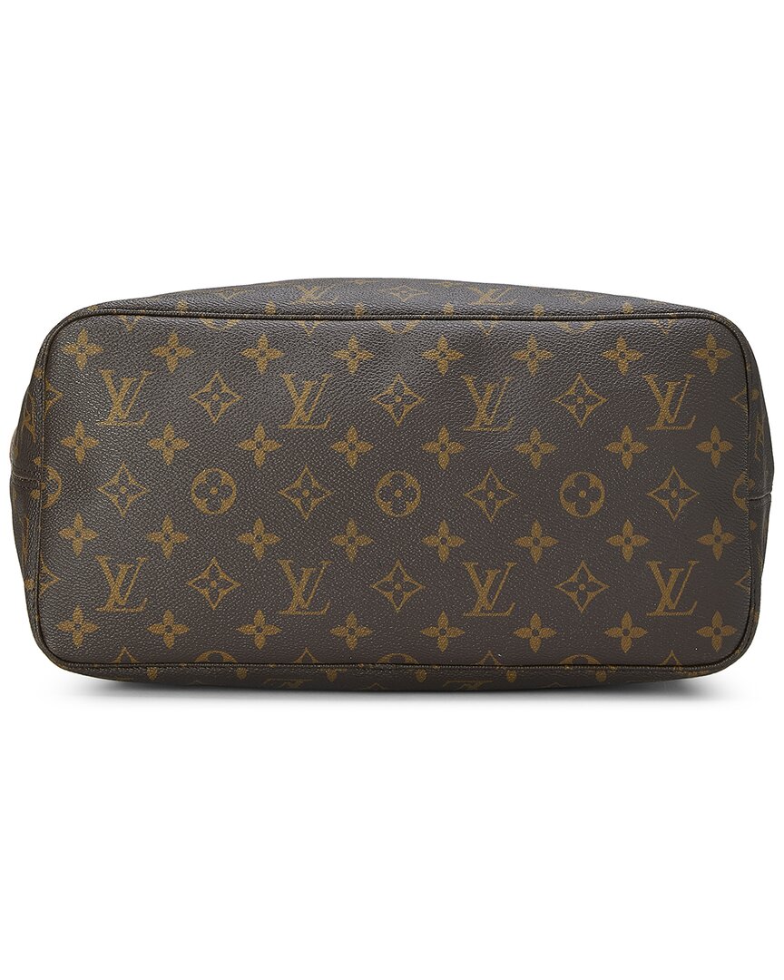 Louis Vuitton Louis Vuitton Brown Monogram Canvas Neverfull Mm (Authentic Pre-Loved)