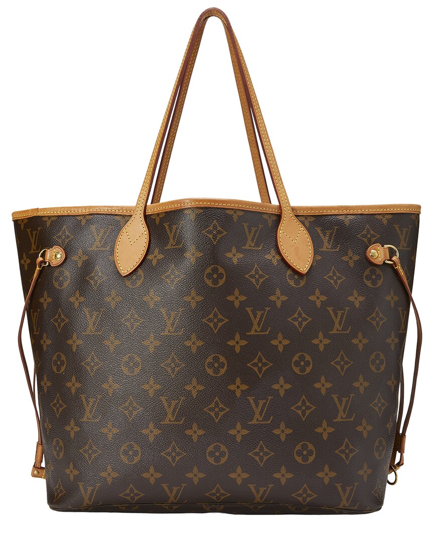 Louis Vuitton Louis Vuitton Brown Monogram Canvas Neverfull Mm (Authentic Pre-Loved)
