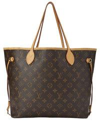 Louis Vuitton Louis Vuitton Brown Monogram Canvas Neverfull Mm (Authentic Pre-Loved)