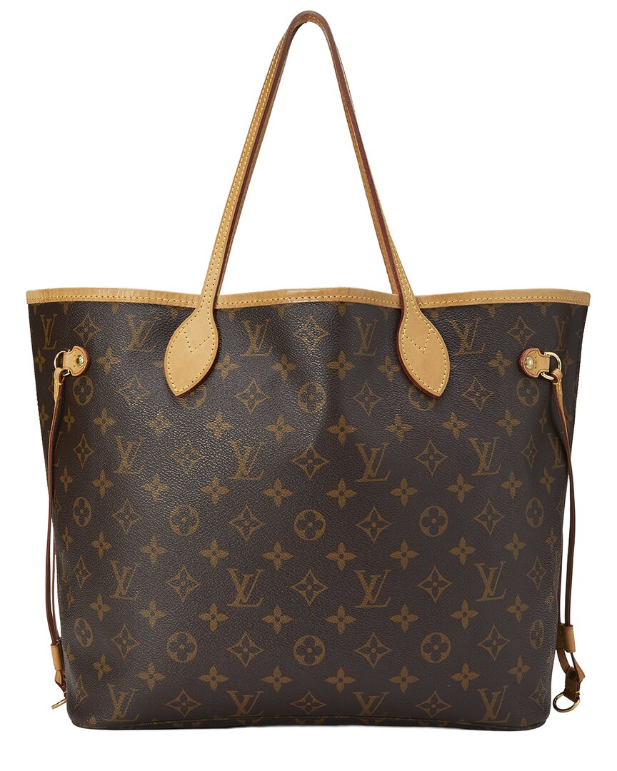 Louis Vuitton Louis Vuitton Brown Monogram Canvas Neverfull Mm (Authentic Pre-Loved)