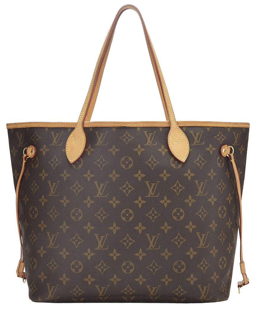 Louis Vuitton Louis Vuitton Brown Monogram Canvas Neverfull Mm (Authentic Pre-Loved)