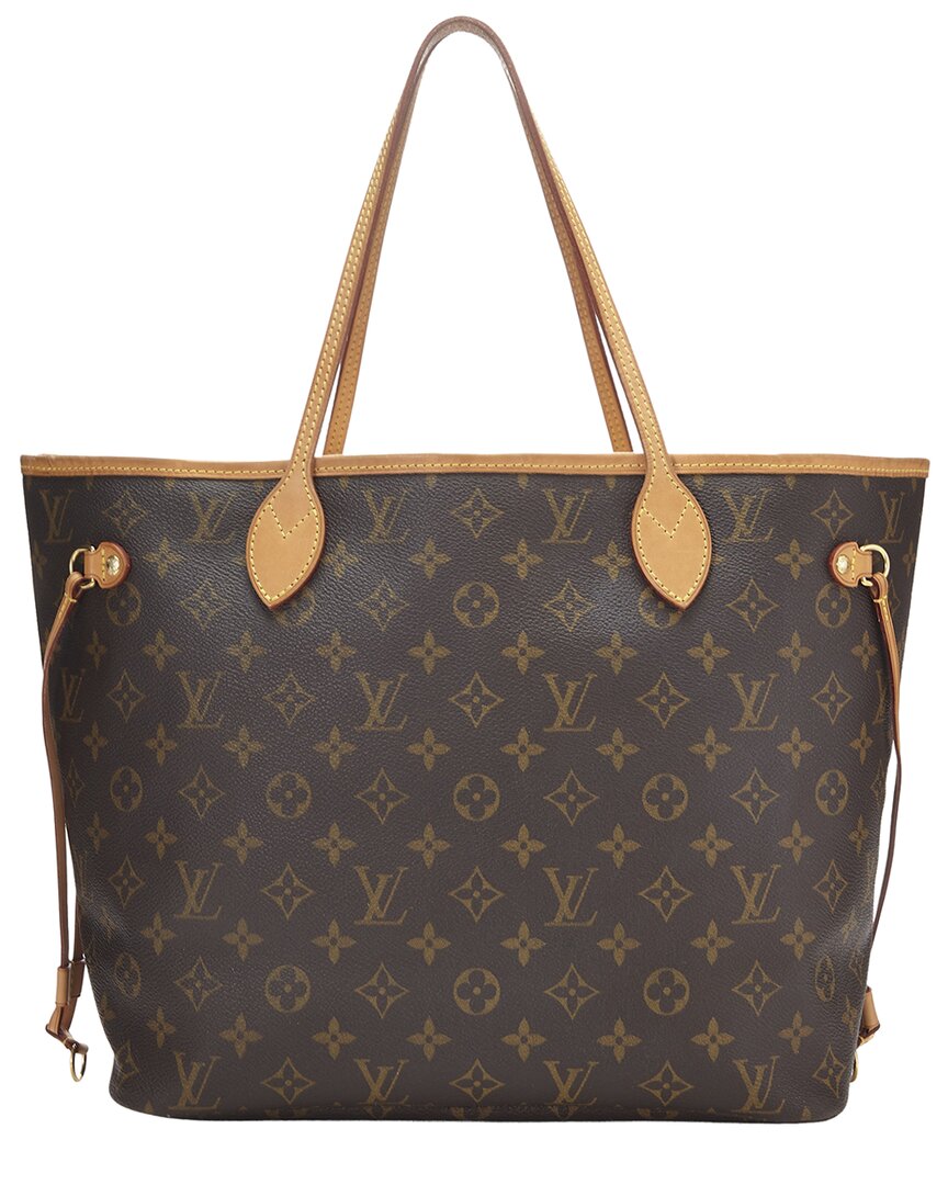 Louis Vuitton Louis Vuitton Brown Monogram Canvas Neverfull Mm (Authentic Pre-Loved)