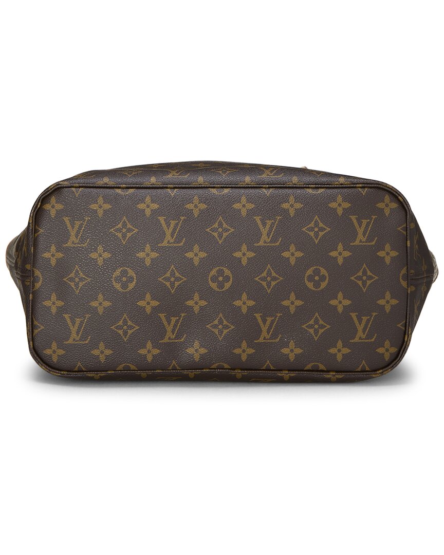 Louis Vuitton Louis Vuitton Brown Monogram Canvas Neverfull Mm (Authentic Pre-Loved)