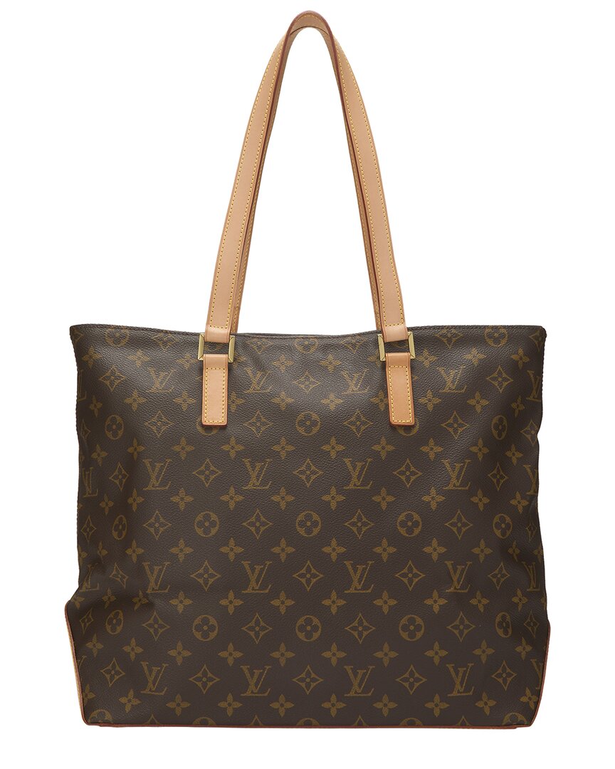 Louis Vuitton Louis Vuitton Brown Monogram Canvas Cabas Mezzo (Authentic Pre-Loved)