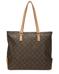 Louis Vuitton Louis Vuitton Brown Monogram Canvas Cabas Mezzo (Authentic Pre-Loved)
