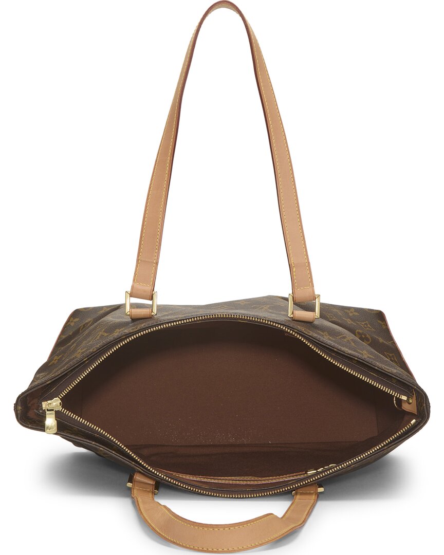 Louis Vuitton Louis Vuitton Brown Monogram Canvas Cabas Mezzo (Authentic Pre-Loved)