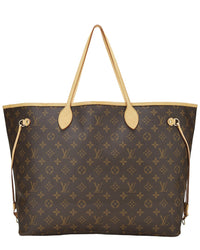 Louis Vuitton Louis Vuitton Brown Monogram Canvas Neverfull Gm (Authentic Pre-Loved)