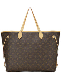 Louis Vuitton Louis Vuitton Brown Monogram Canvas Neverfull Gm (Authentic Pre-Loved)
