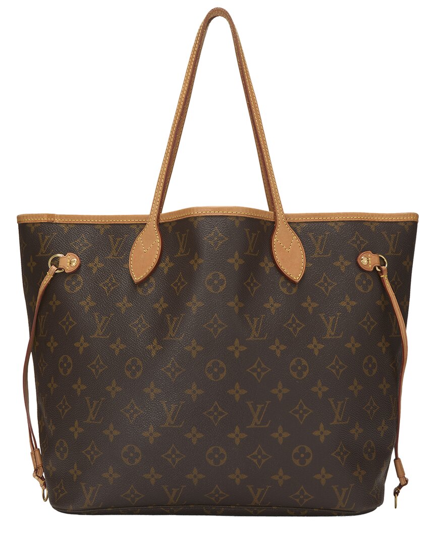 Louis Vuitton Louis Vuitton Brown Monogram Canvas Neverfull Mm (Authentic Pre-Loved)
