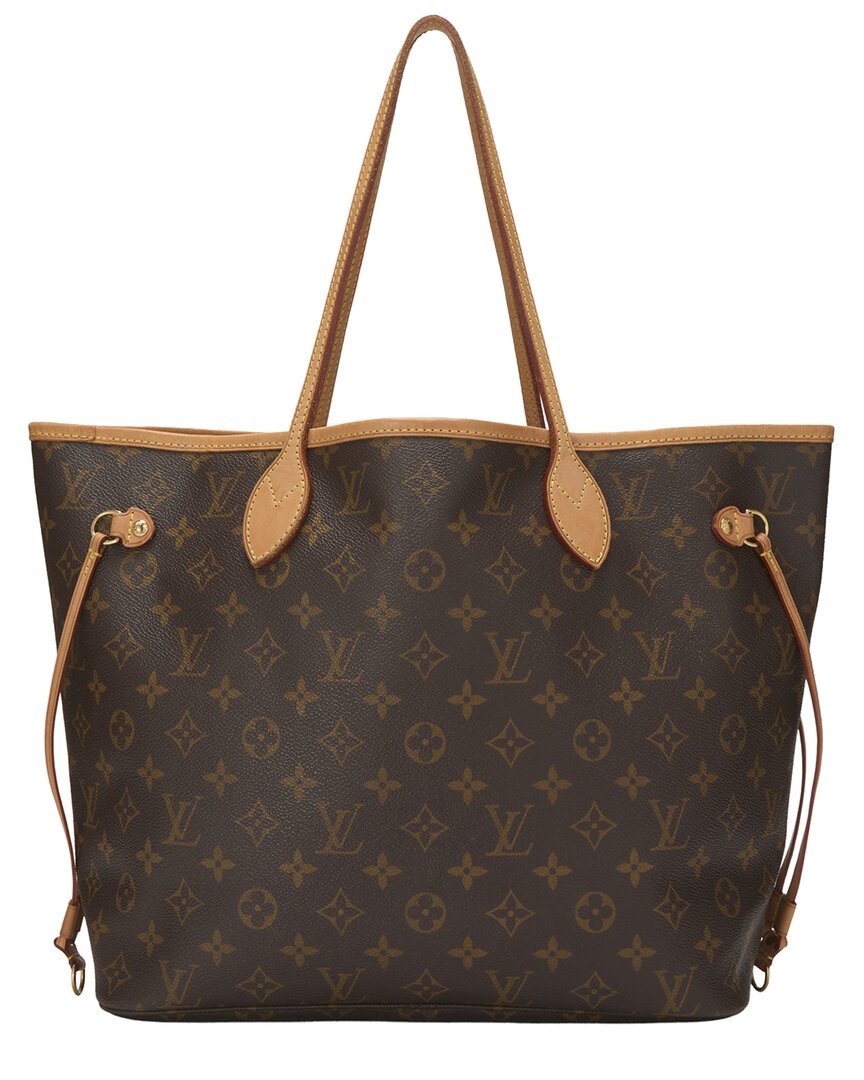 Louis Vuitton Louis Vuitton Brown Monogram Canvas Neverfull Mm (Authentic Pre-Loved)