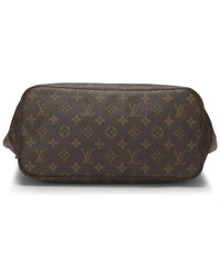 Louis Vuitton Louis Vuitton Brown Monogram Canvas Neverfull Mm (Authentic Pre-Loved)