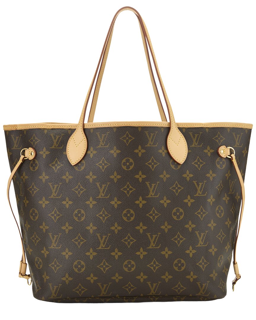 Louis Vuitton Louis Vuitton Brown Monogram Canvas Neverfull Mm (Authentic Pre-Loved)
