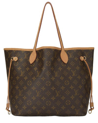 Louis Vuitton Louis Vuitton Brown Monogram Canvas Neverfull Mm (Authentic Pre-Loved)
