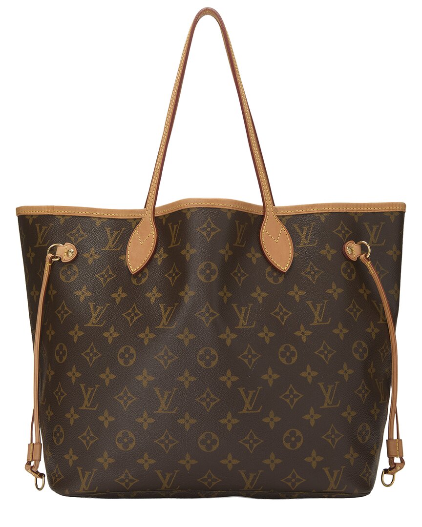 Louis Vuitton Louis Vuitton Brown Monogram Canvas Neverfull Mm (Authentic Pre-Loved)