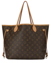 Louis Vuitton Louis Vuitton Brown Monogram Canvas Neverfull Mm (Authentic Pre-Loved)