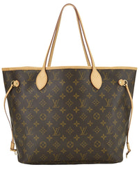 Louis Vuitton Louis Vuitton Brown Monogram Canvas Neverfull Mm (Authentic Pre-Loved)