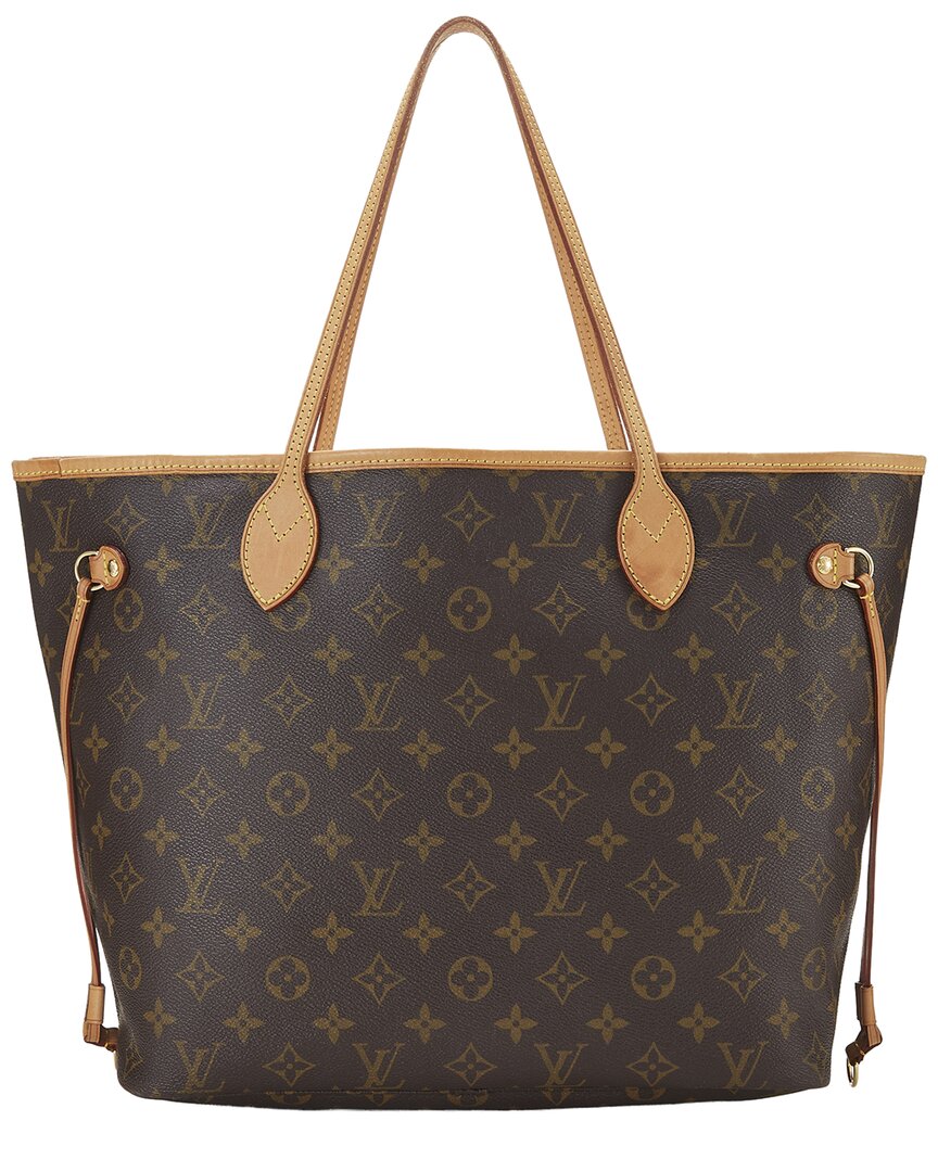 Louis Vuitton Louis Vuitton Brown Monogram Canvas Neverfull Mm (Authentic Pre-Loved)