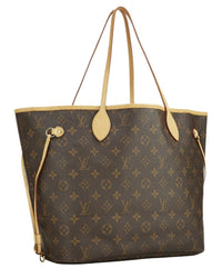 Louis Vuitton Louis Vuitton Brown Monogram Canvas Neverfull Mm (Authentic Pre-Loved)