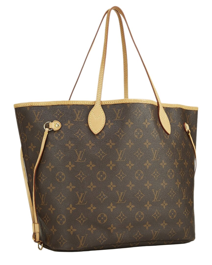 Louis Vuitton Louis Vuitton Brown Monogram Canvas Neverfull Mm (Authentic Pre-Loved)